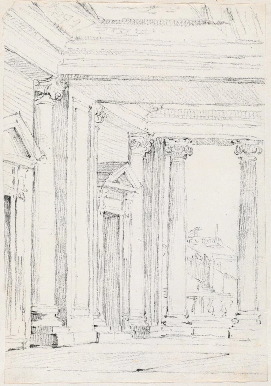 Portico del Palazzo Nuovo, sul Campidoglio - National Gallery of Art